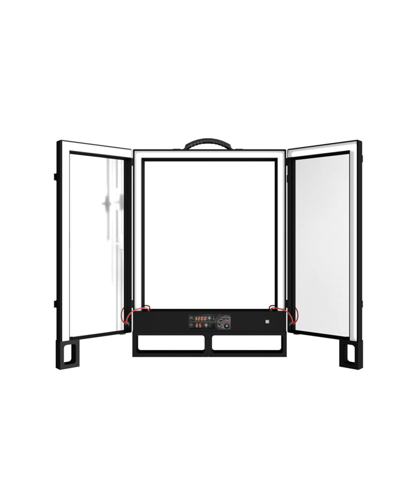 Glace  maquillage LED triptyque