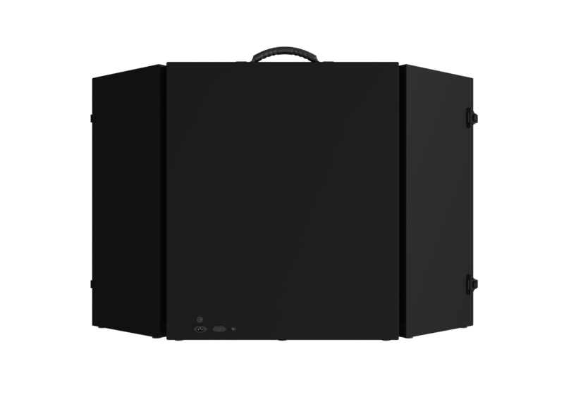 Glace  maquillage LED triptyque