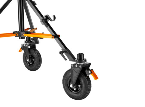 Axis Command Station Plateforme DIT avec Tiroir + Plateforme pour valise avec tiroir Bac + Dual Bar avec 2 têtes Vesa – Image 10