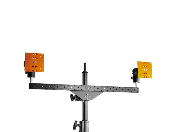 Axis Command Station Plateforme DIT avec Tiroir + Plateforme pour valise avec tiroir Bac + Dual Bar avec 2 têtes Vesa – Image 4
