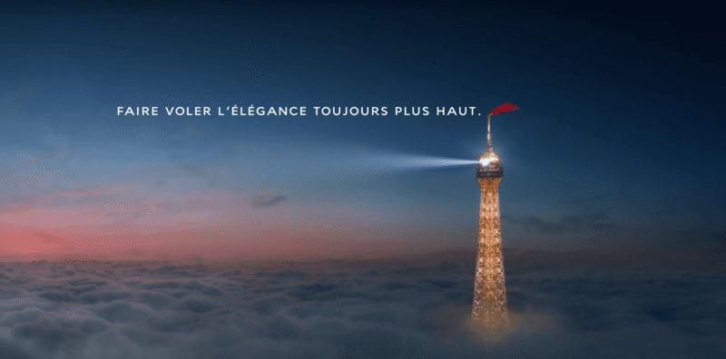 « Faire voler l’élégance toujours plus haut »