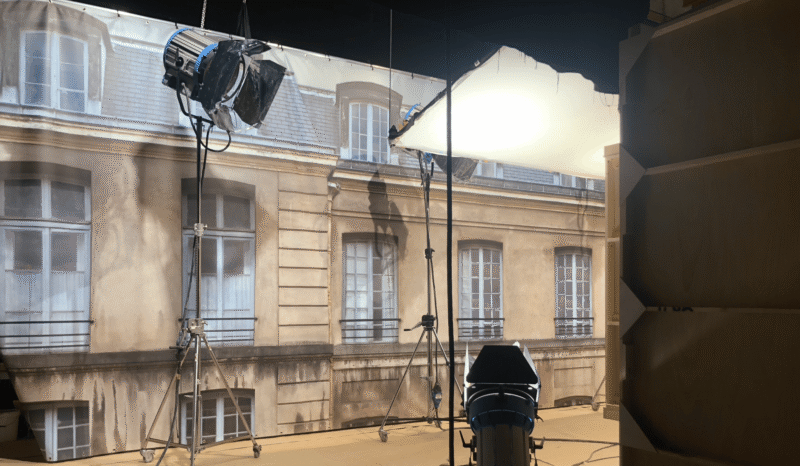 « Maître d&rsquo;armes » en tournage dans nos studios d&rsquo;Epinay