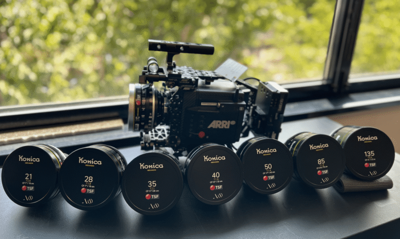 TSF Caméra reçoit une magnifique série Konica Hexanon vintage 