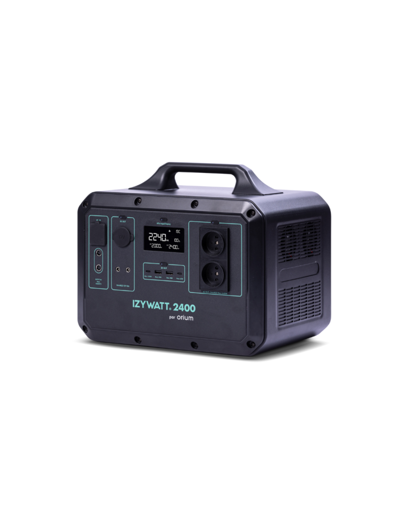 Bloc énergie 2400 WH – 2,2Kw max d&rsquo;utilisation