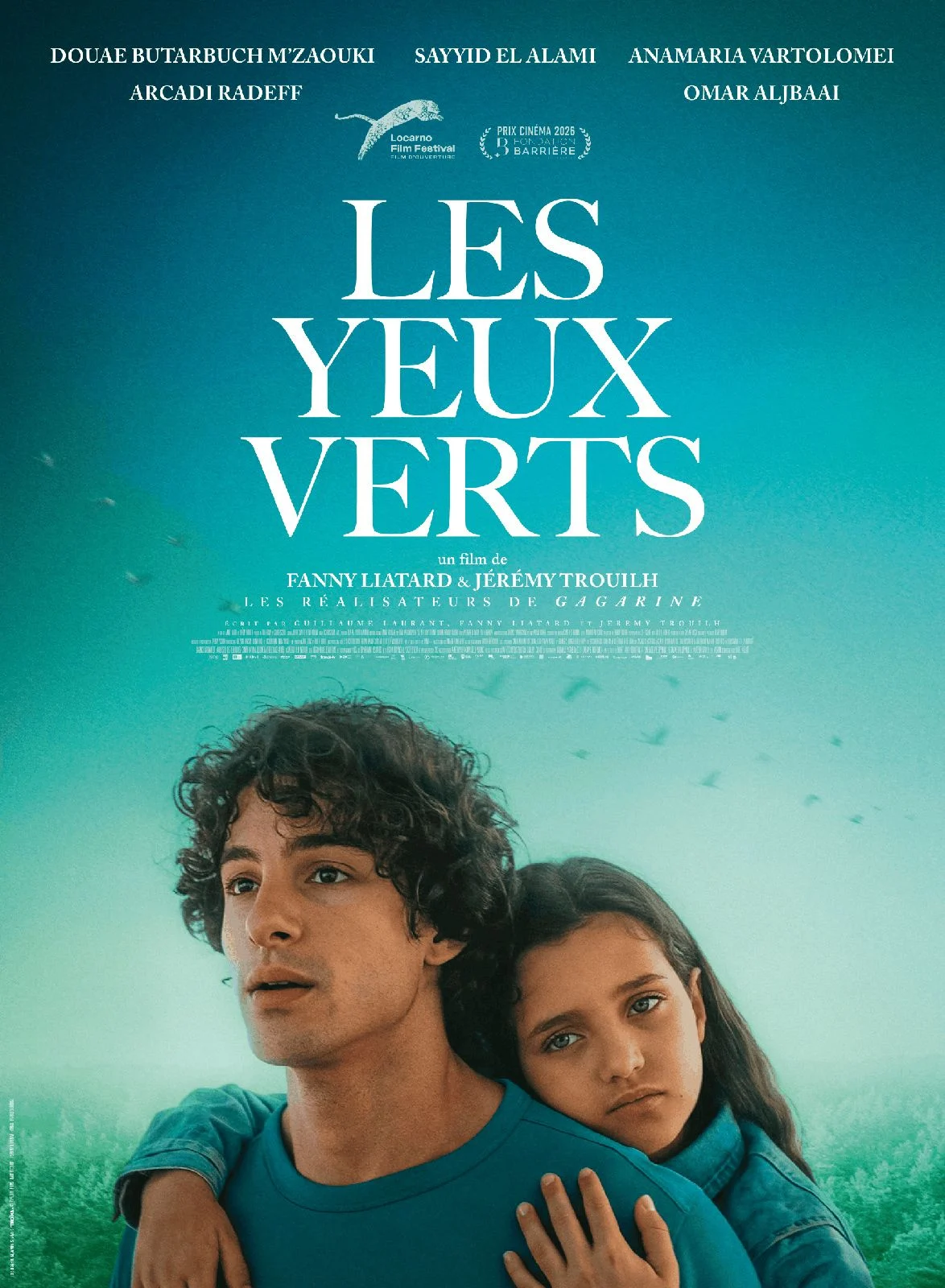 les yeux verts